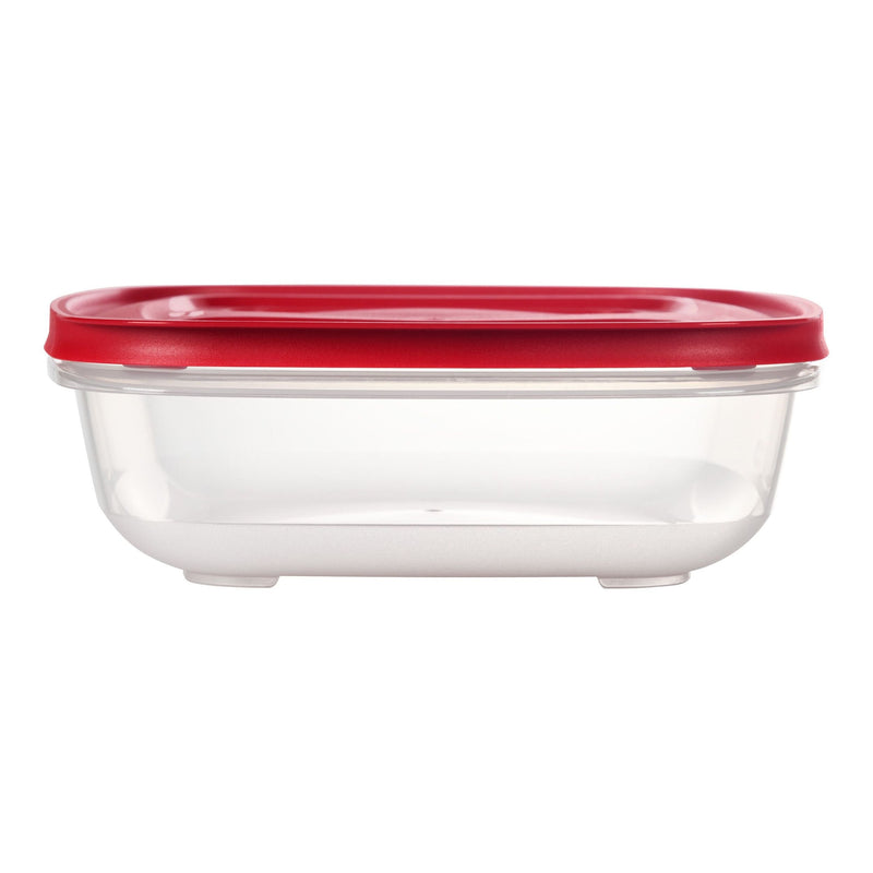 Rubbermaid Easy Store Rectangular Food Storage Container, Stackable, 14-Cup F2