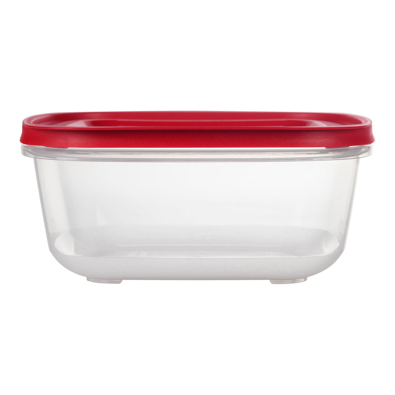 Rubbermaid Easy Store Square Plastic Food Storage Container, Stackable, 14-Cup P2
