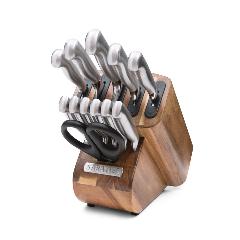 Sabatier Stainless Steel Knife Block Set with Edgekeeper, 13-pc Y7