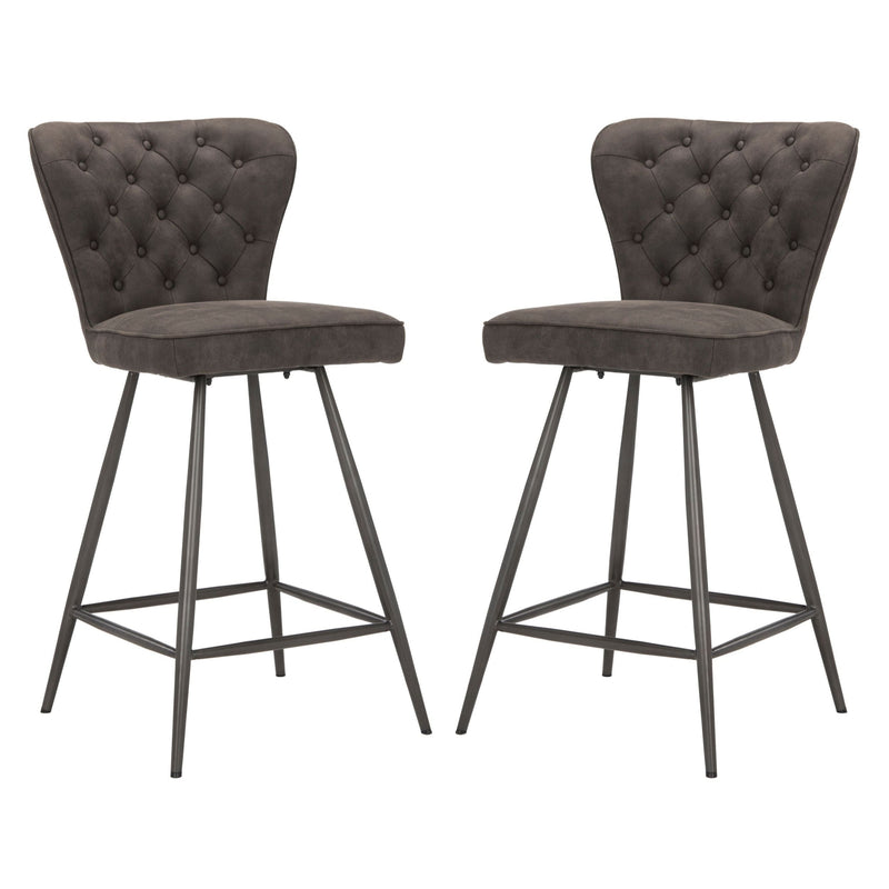 Safavieh Ashby Counter Stool, Set of 2, Grey A9