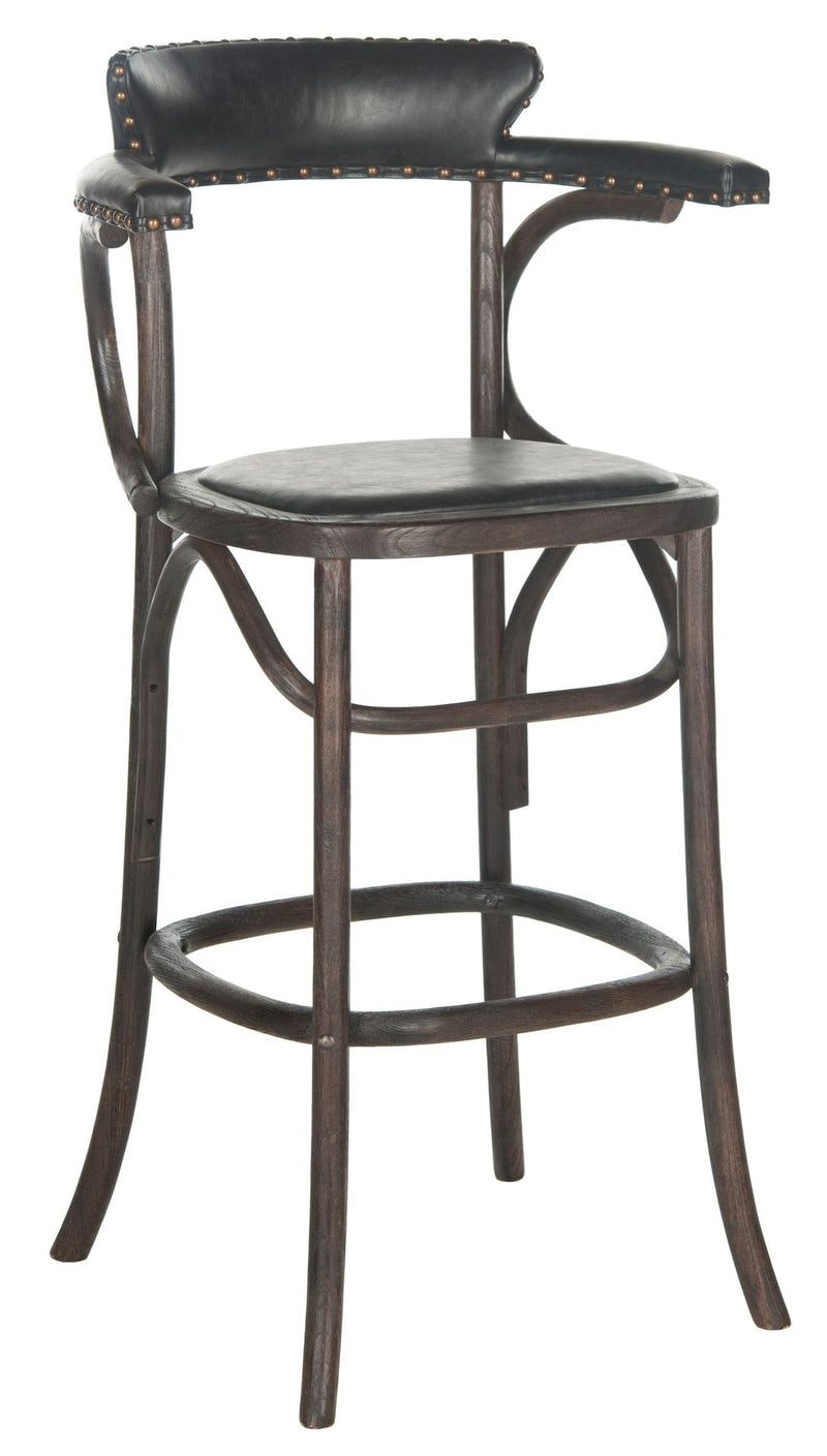 Safavieh Kenny Bar Stool, Antique Black E0