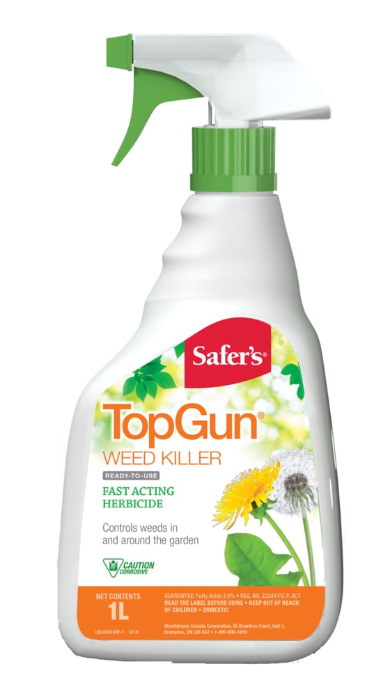 Safer's Top Gun Ready-to-Use Weed Killer Spray, 1-L M2