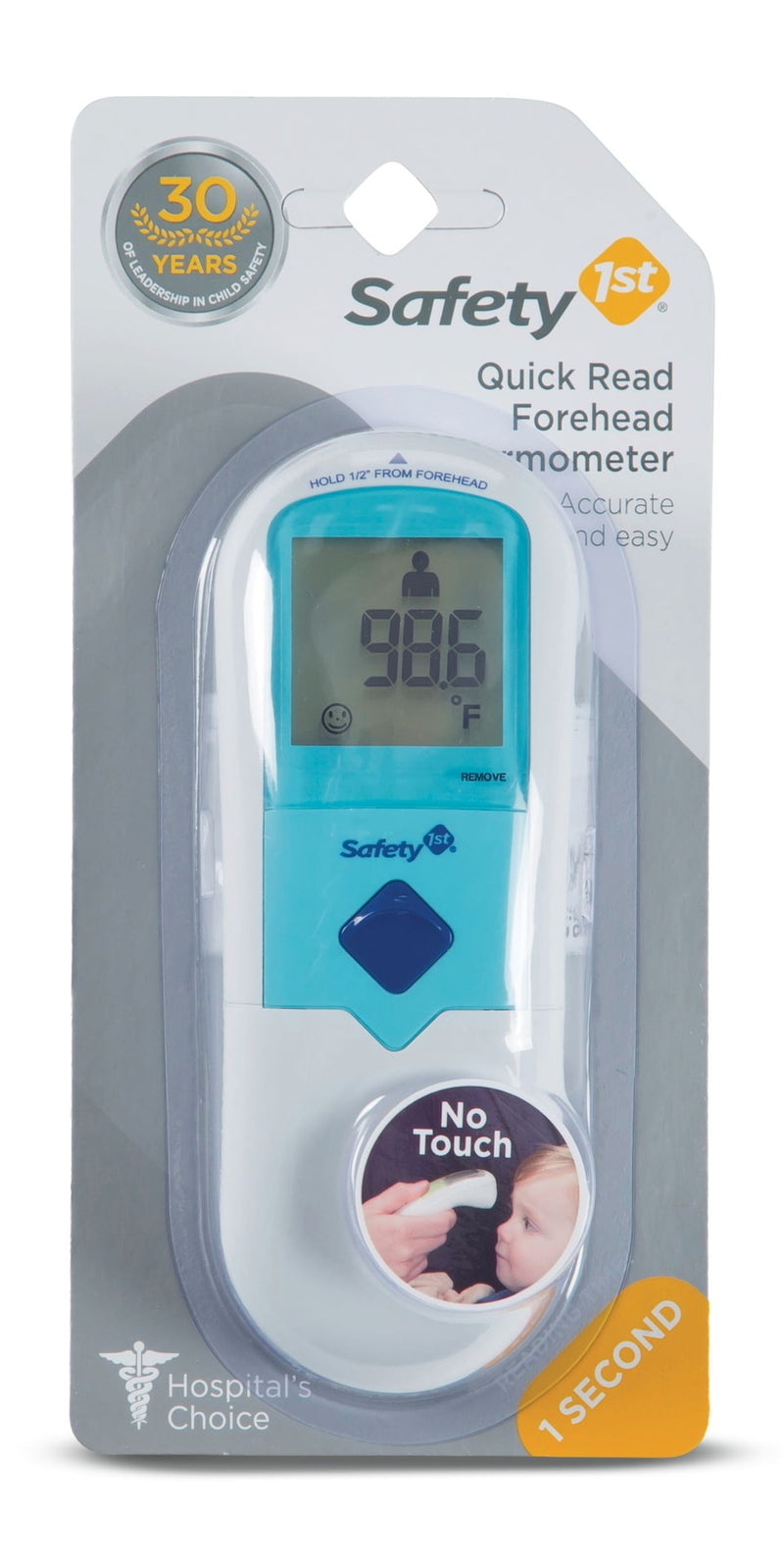 Safety 1st Quick Read Forehead Thermometer, Blue B2
