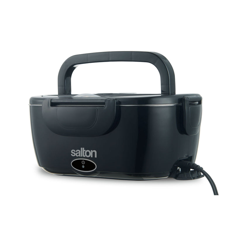 Salton 50W Black Electric Lunch Box with Car Adapter C6