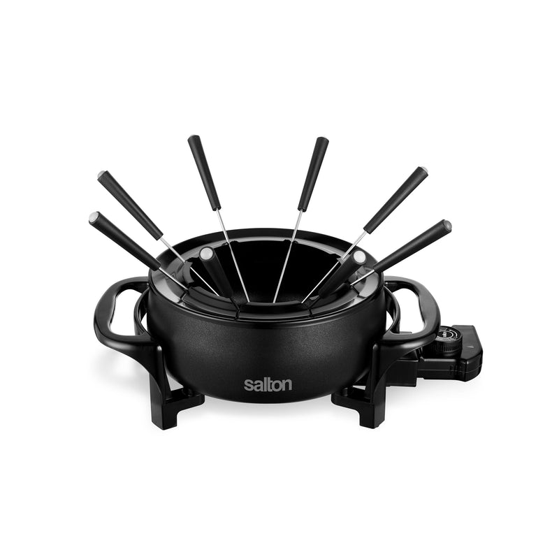 Salton Fondue Set, Black U2