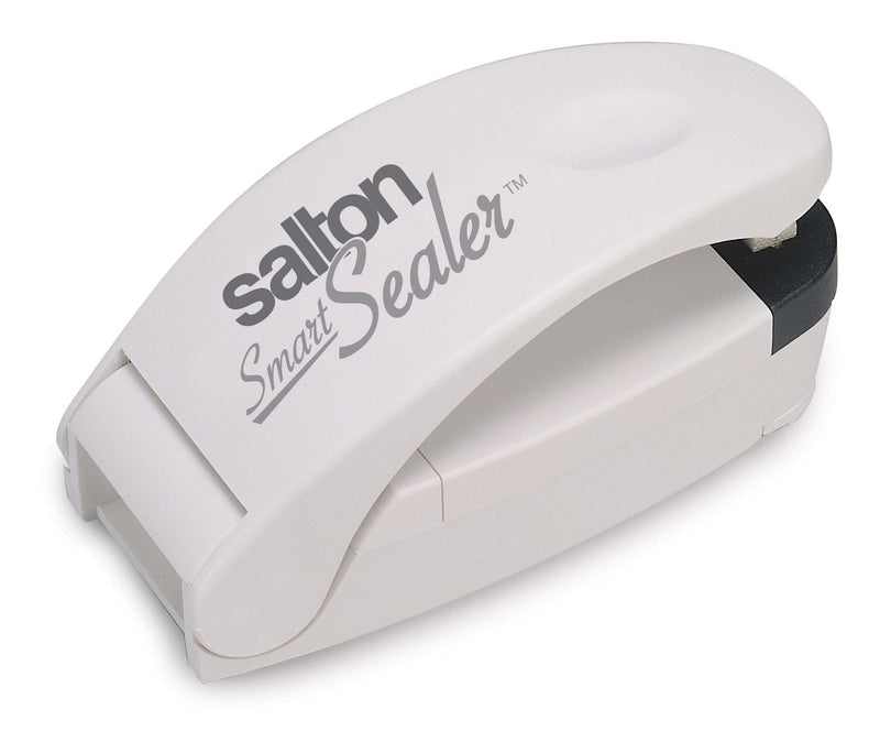 Salton SmartSealer 2-in-1 Portable Bag Sealer & Cutter with Magnetic Strip, White E6