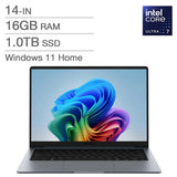Samsung Galaxy Book6 Pro Copilot+ PC 14.0-in Touchscreen AMOLED Laptop, Intel Core Ultra 7 356H- 16GB RAM, 512 GB SSD