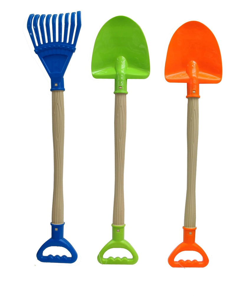 Sand Plastic Garden Shovel, Blue/Green/Orange, Assorted, Ages 2+, for Summer/Beach Activities A8