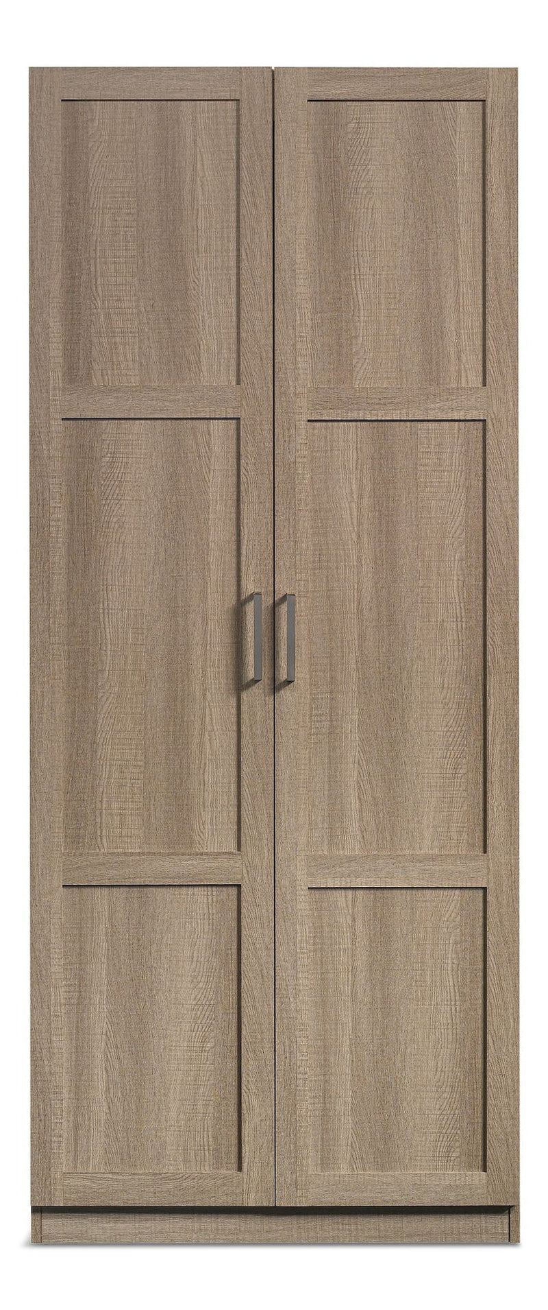 Sauder 2-Door Storage Cabinet With Adjustable Shelves, Oak Finish Y1