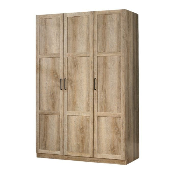 Sauder 3 Door Wardrobe, Shaker Oak V6