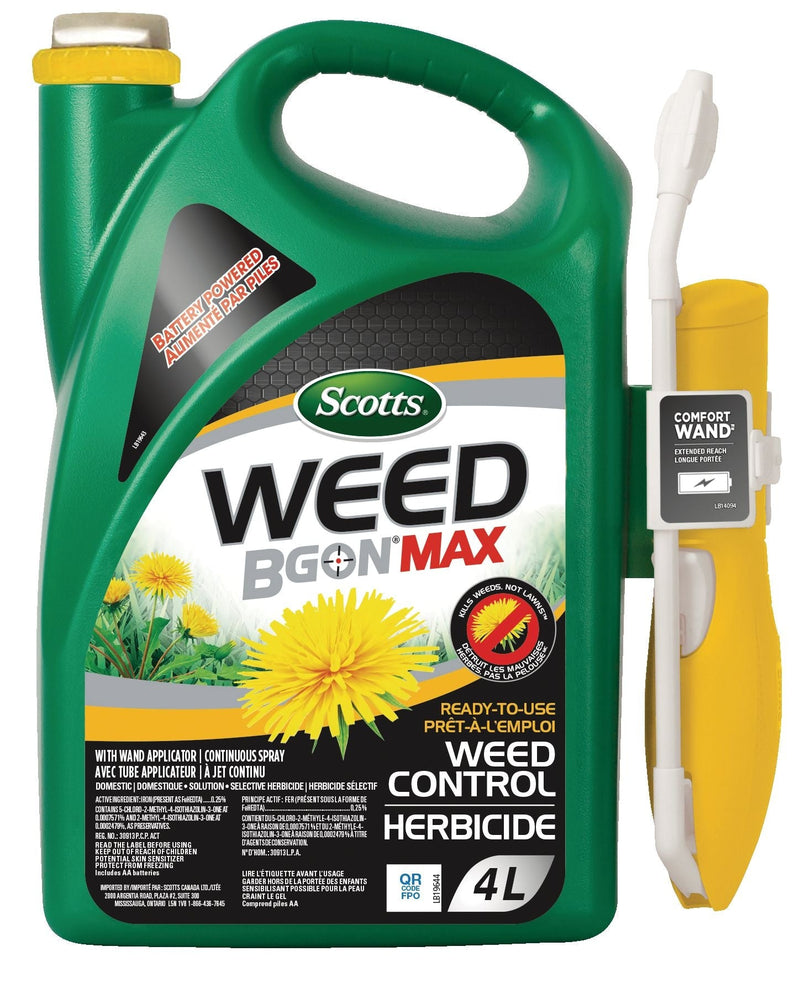 Scotts Ecosense Weed B Gon MAX Ready-To-Use Weed Control Battery Powered Spray, 4-L H2