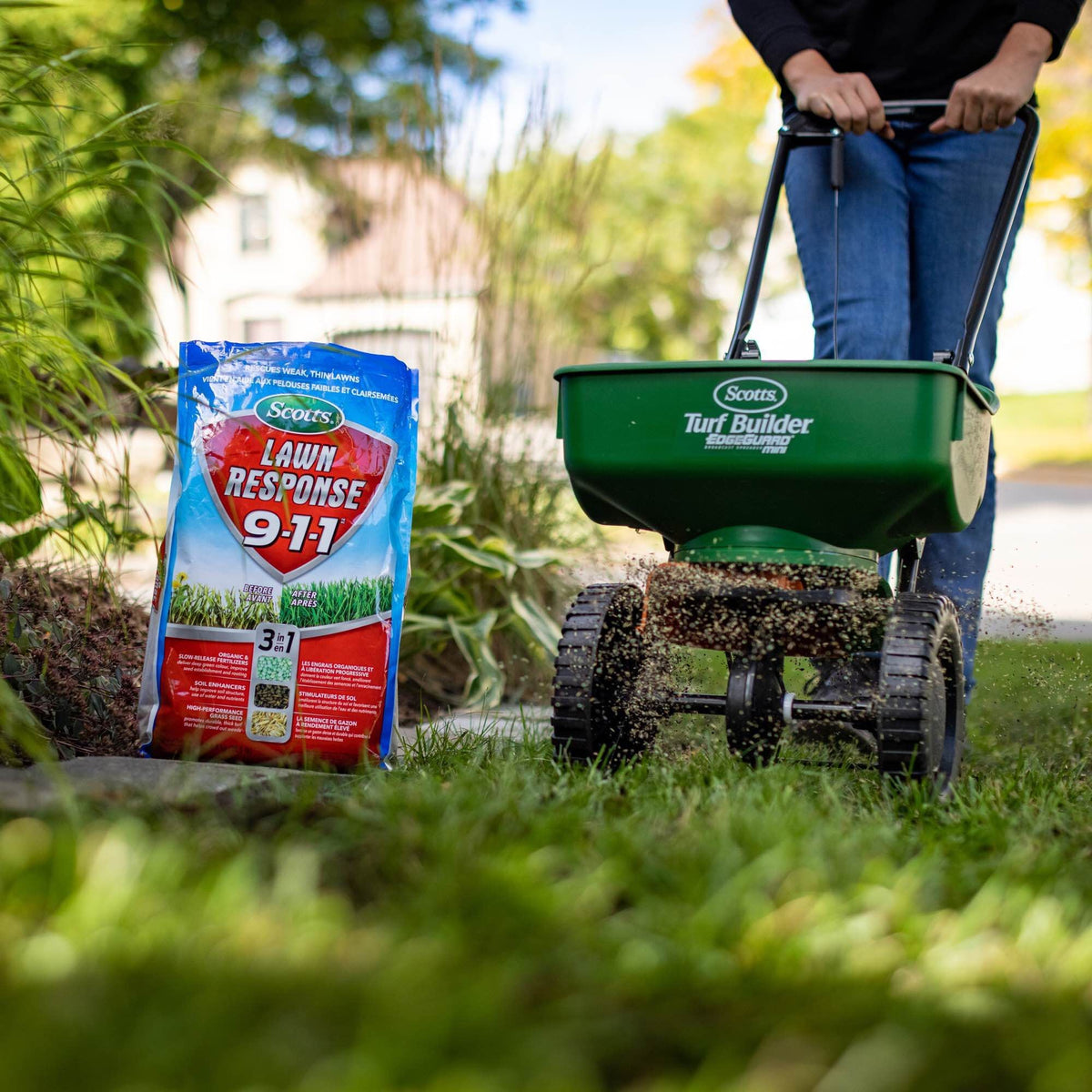 Scotts Lawn Response 3-in-1 Grass Seed & Fertilizer Mix, 9-1-1, 4.8-kg