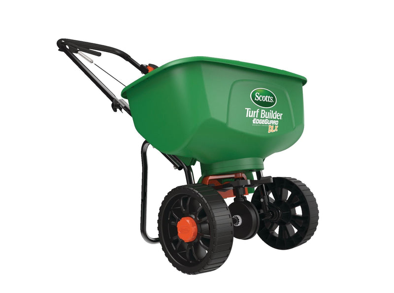 Scotts Turf Builder Deluxe Edgeguard Broadcast Spreader, 15,000 sq. ft. R8