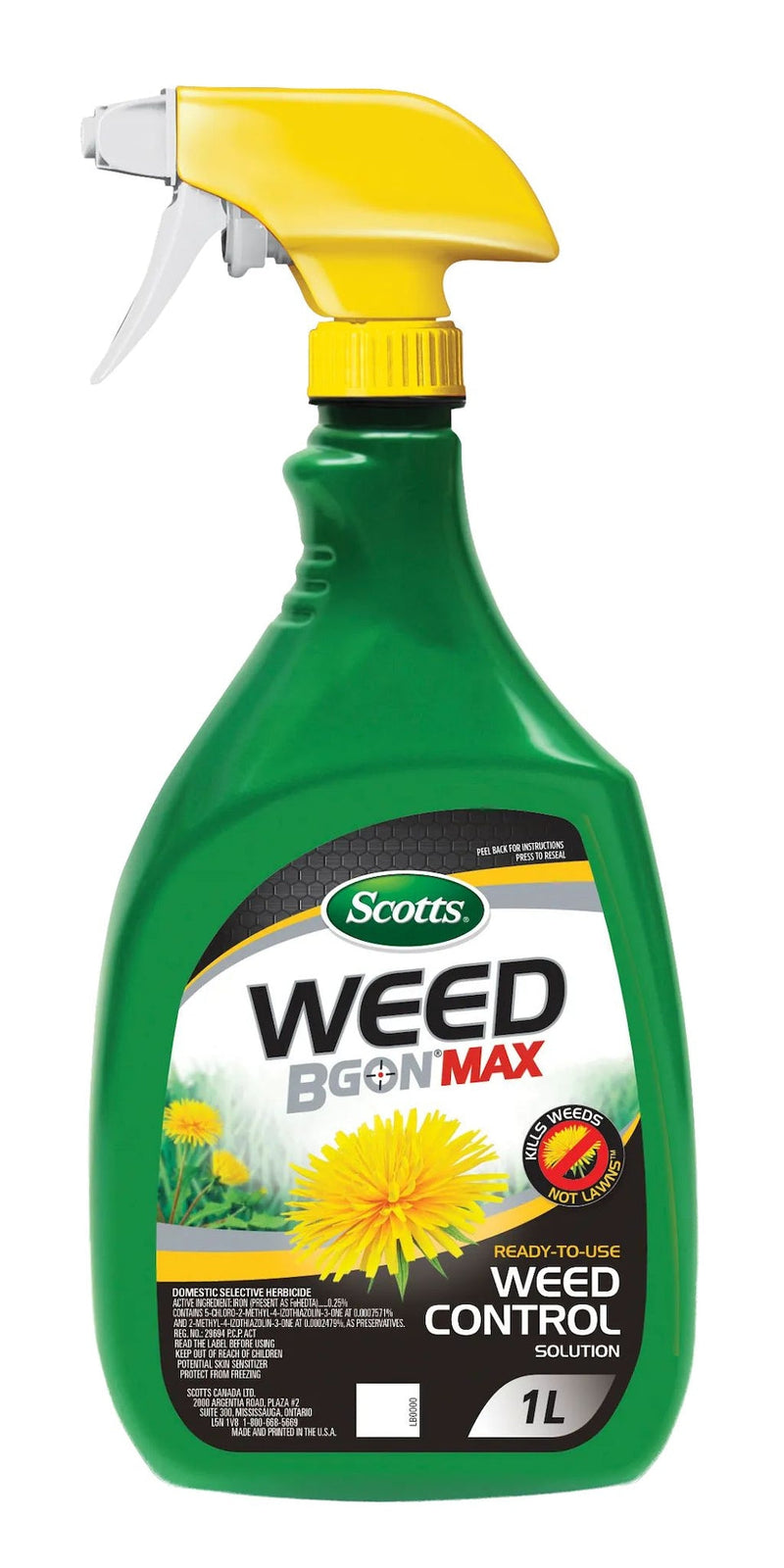 Scotts Weed B Gon MAX Weed Control Concentrate for Lawns, 1-L P9