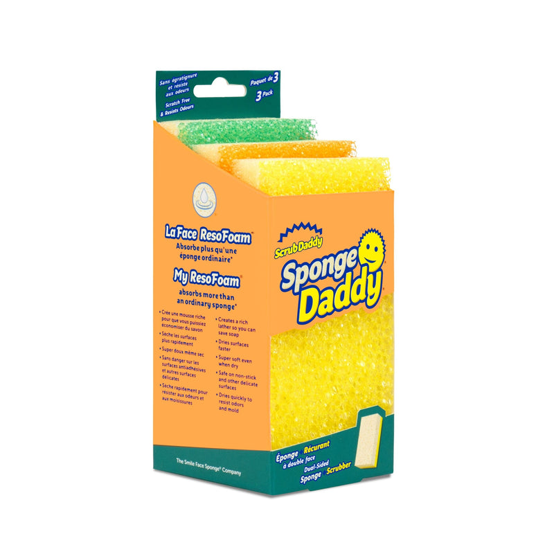 Scrub Daddy All-Purpose Gentle Scrub Cleaning Sponge, 3-pk S9