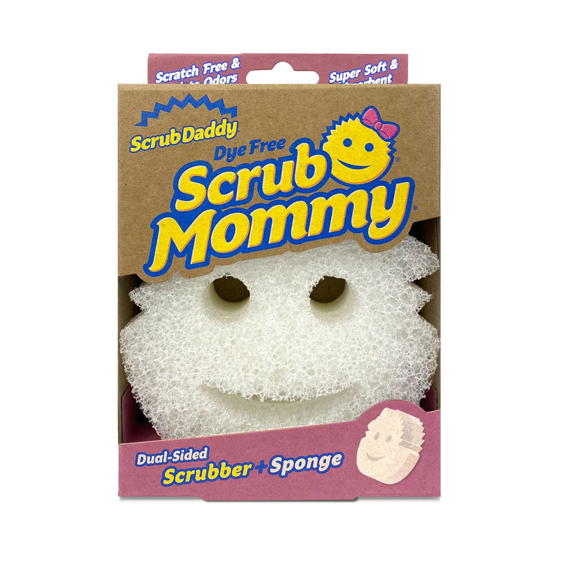 Scrub Daddy Dye Free Mommy Dual-Sided Scrubber & Sponge S7