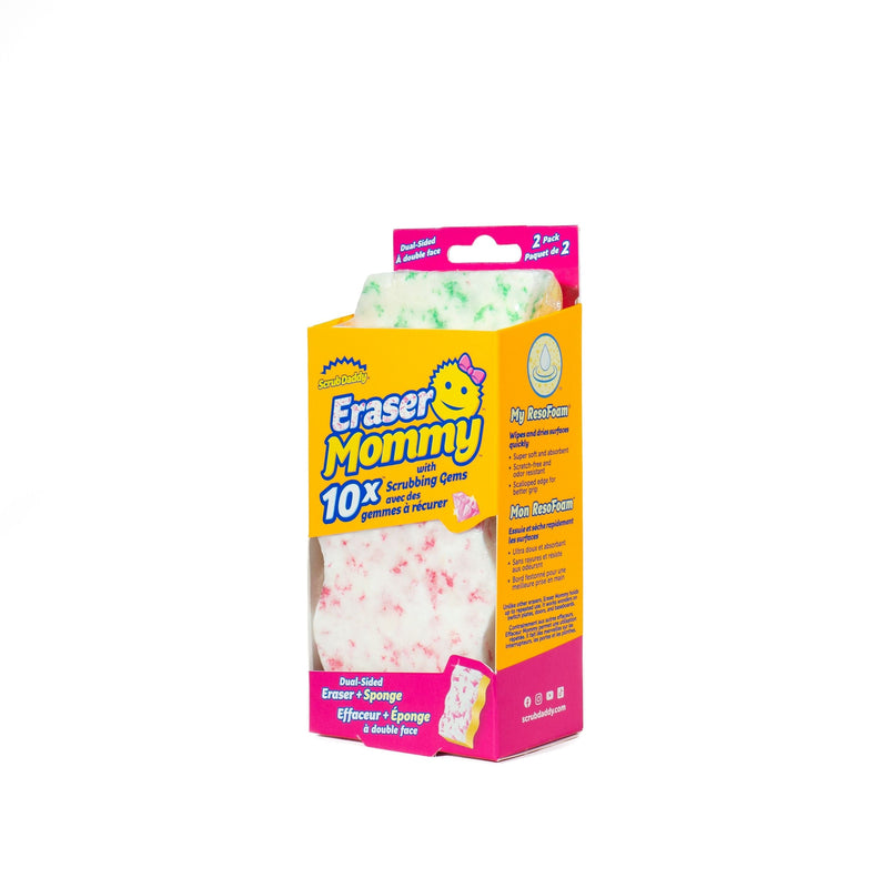 Scrub Daddy Eraser Mommy All-Purpose Cleaning Sponge/Scrubber, 2-pk T0