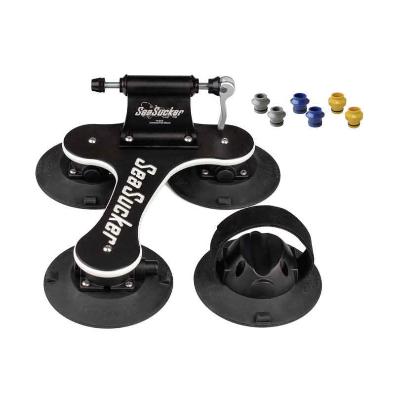 SeaSucker Talon MAX Bike Rack with HUSKE Plugs, Black Q3