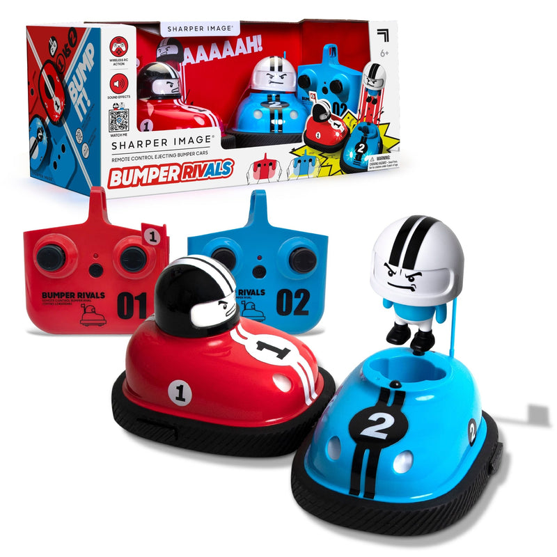 Sharper Image Road Rage Speed Bumper Remote Controlled Car Toy, 2-pk Q8