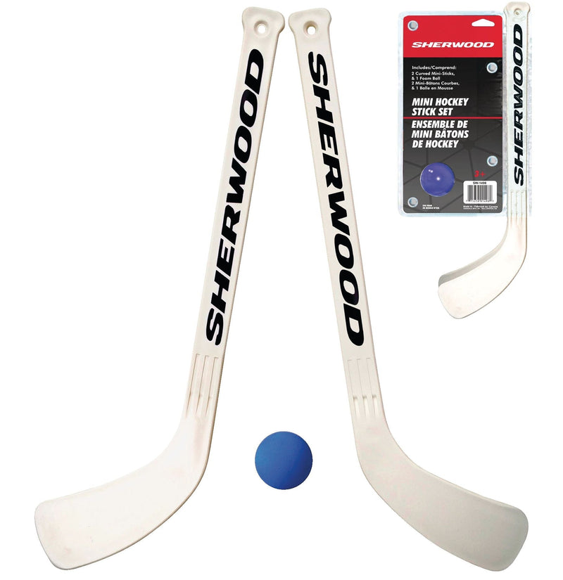 Sherwood Curved Mini Hockey Sticks and Ball Set, 3-pc G9