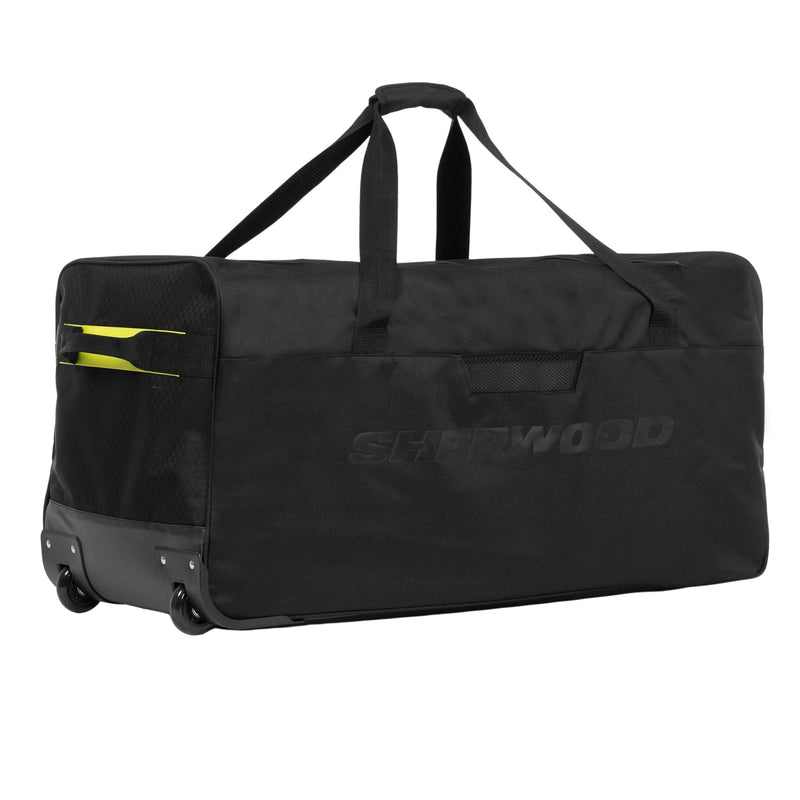 Sherwood Hockey Bag, Wheeled, Senior, Black, 35-in A9