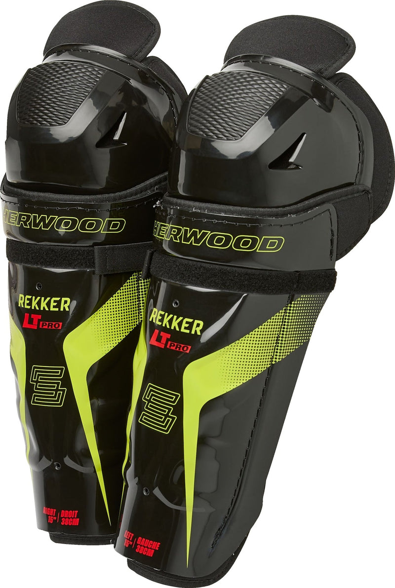 Sherwood Rekker LT Pro Hockey Shin Guards, Senior, Assorted Sizes B5