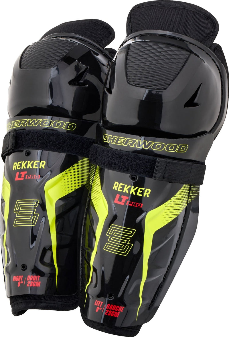 Sherwood Rekker LT Pro Hockey Shin Guards, Youth, Assorted Sizes C3