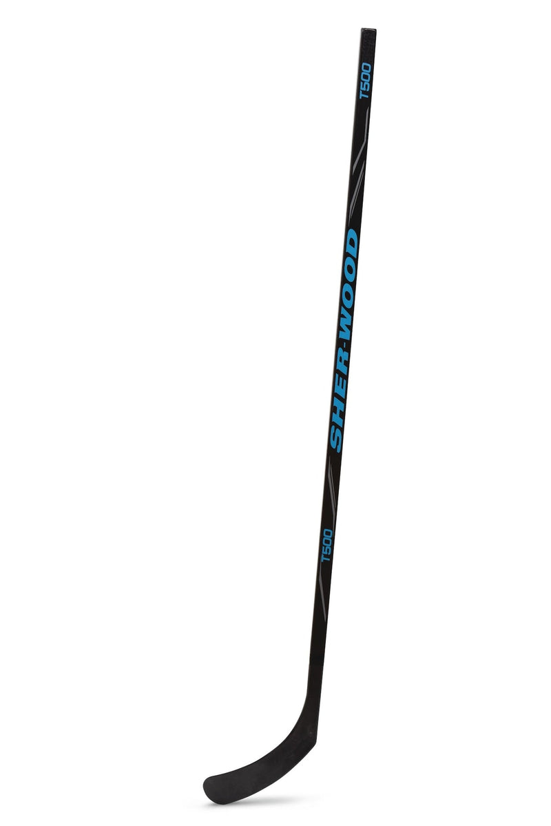Sherwood T500 Wood Street Hockey Stick with Injected Blade, Junior I1