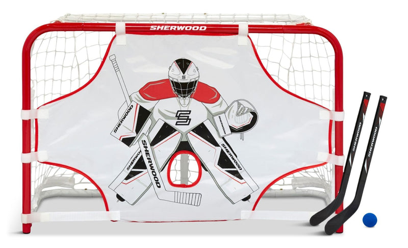 Sherwood/Hockey Canada Steel Mini Hockey Net Set, 5-pc K8