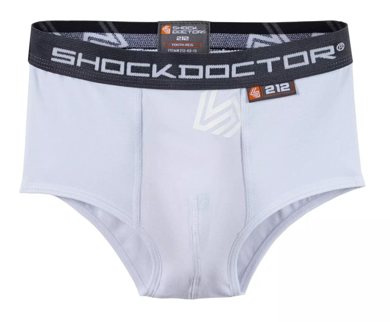 Shock Doctor Hockey Briefs with Protective Bio-Flex Cup, Youth, Assorted Sizes G5