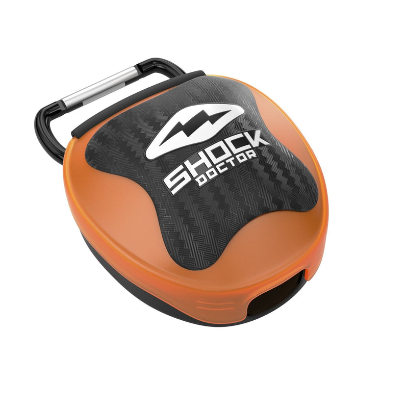 Shock Doctor Mouthguard Case, Orange/Black, One Size Fits Most L1