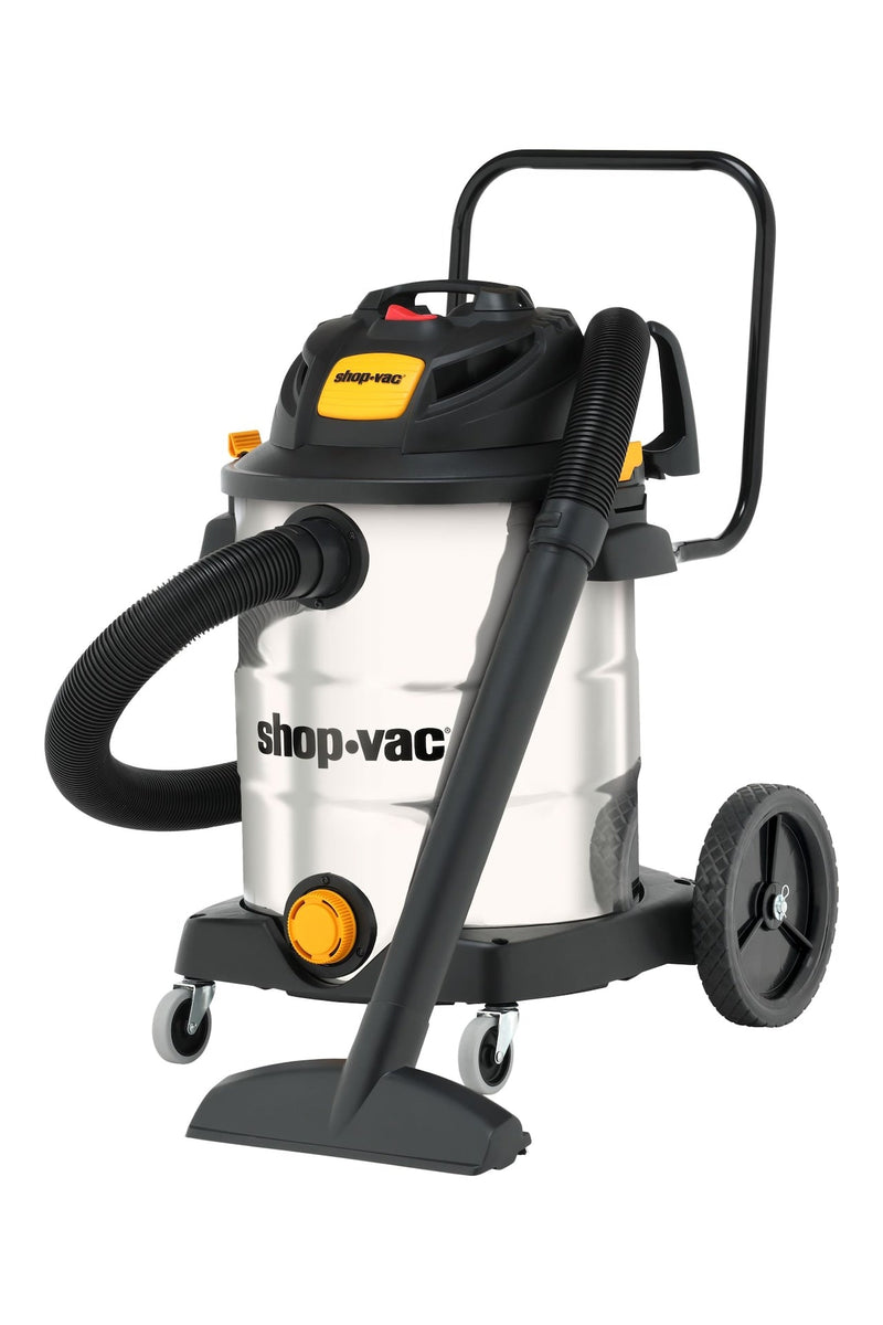 Shop-Vac 6.5 SVX2 Peak HP Stainless Steel Wet/Dry Shop Vacuum with Hose & Accessories, 60.5-L D4