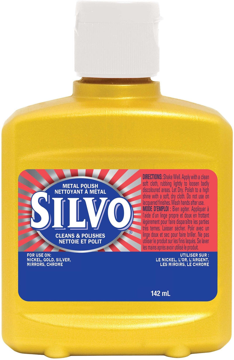 Silvo Metal Polish, Cleans & Polishes Nickel, Gold, Silver, Mirrors & Chrome, 142-mL T4