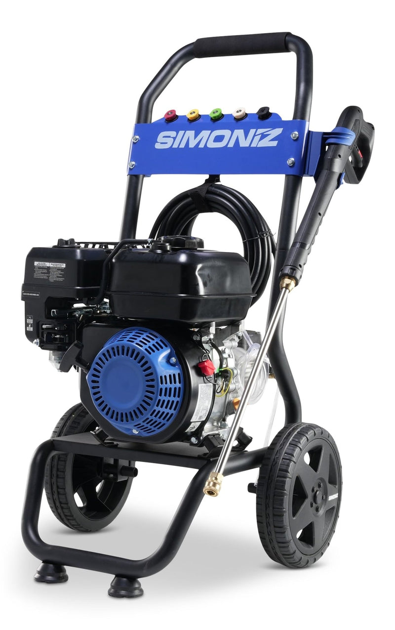 Simoniz 3000 PSI Gas Pressure Washer & Accessories, Heavy Duty G0