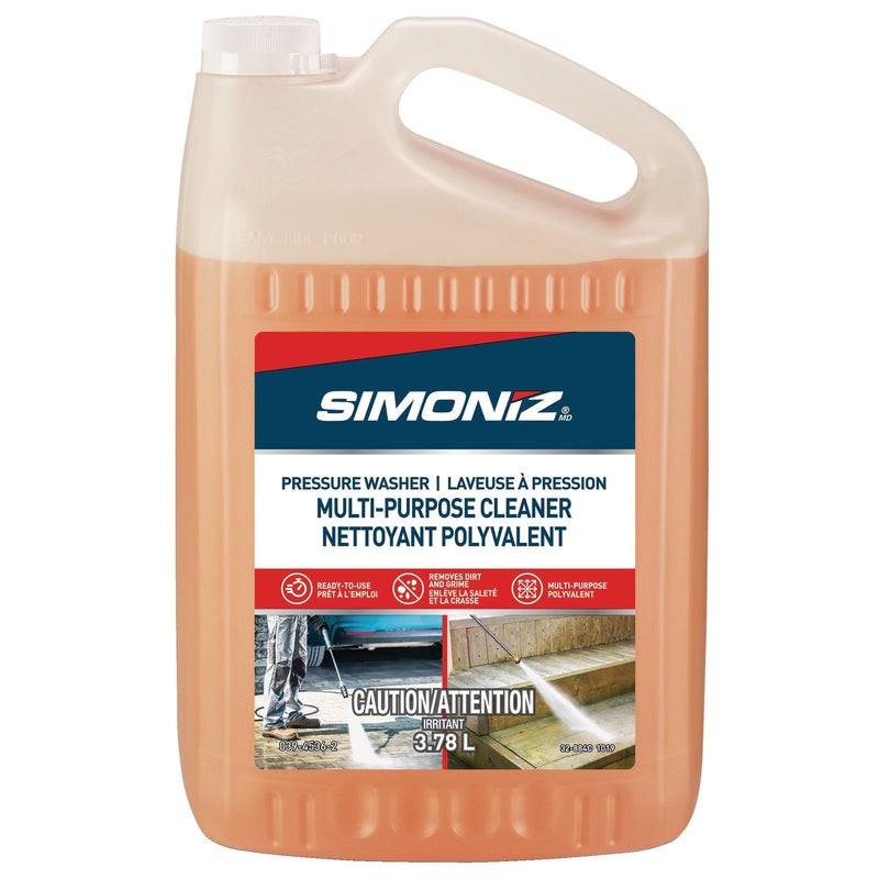 Simoniz Non-Toxic All-Purpose Ready-to-Use Pressure Washer Detergent, 3.78L T3