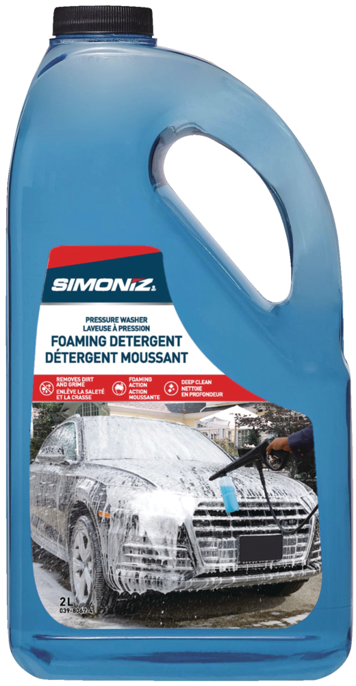 Simoniz Non-Toxic Foaming Pressure Washer Detergent for Vehicles & Boats, Concentrate, 2L O4