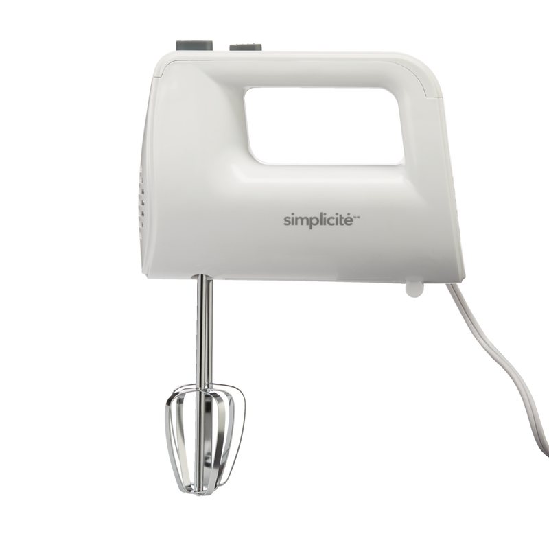 Simplicité 5-Speed Hand Mixer, White R7