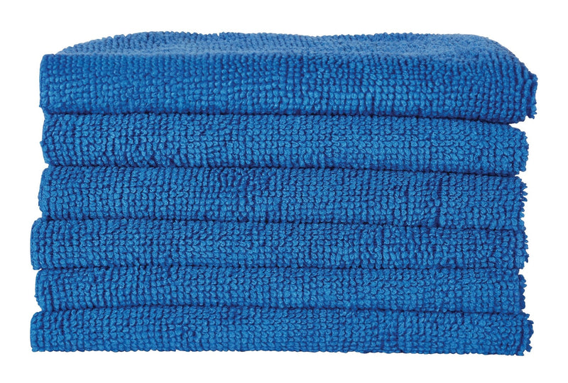 Simplicite All-Purpose Machine Washable Microfibre Cloths, Blue, 40-pk I5