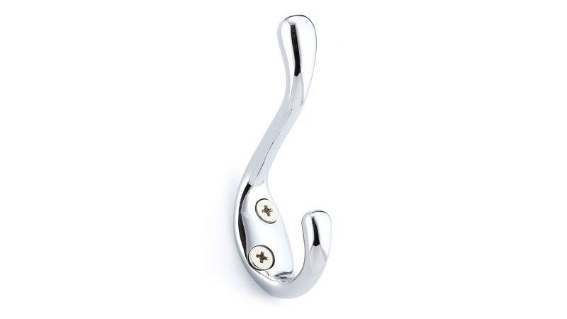 Single Hook, 3.5", Chrome, 3pk K9