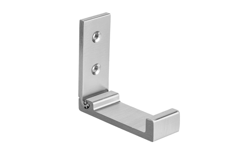 Single Metal Flip Hook, Brushed Nickel R5
