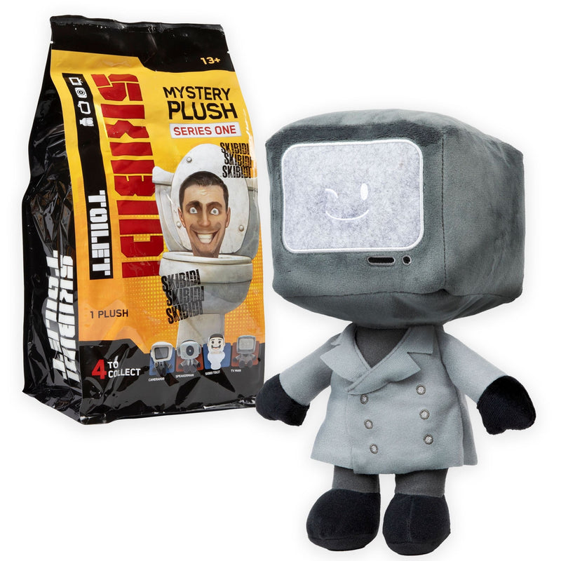 Skibidi Toilet Mystery Series 1 11-in Soft Plush Toy for Ages 13+, Assorted Characters P3
