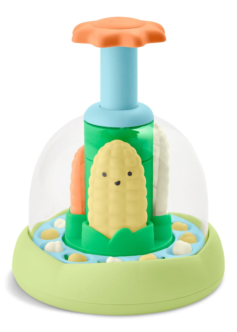 Skip Hop Farmstand Push & Spin Popper Baby Learning Toy, Ages 6m+ K2