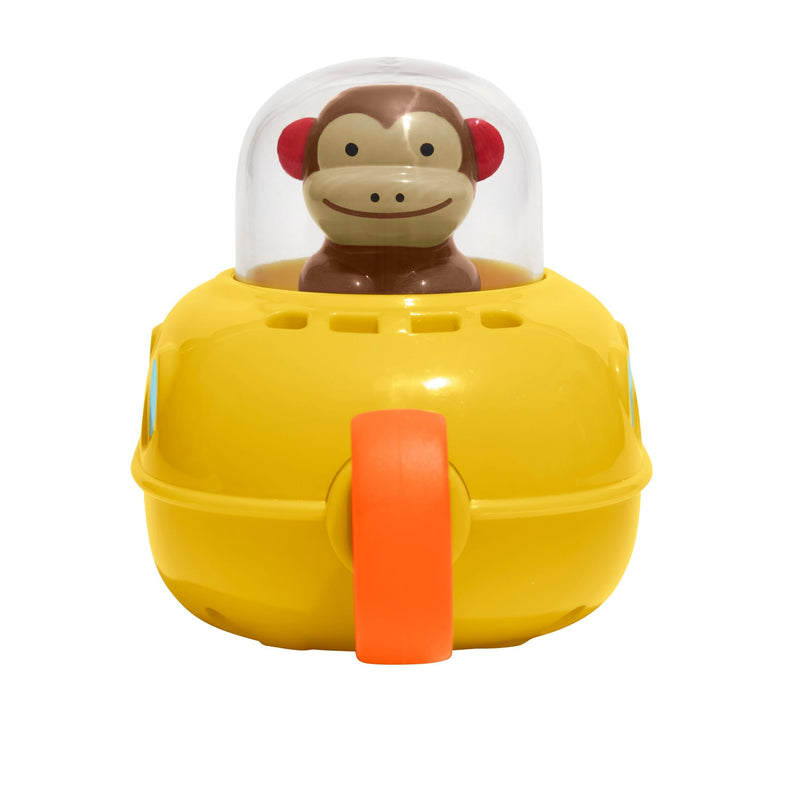 Skip Hop Zoo Pull & Go Monkey Submarine Bath Toy M6