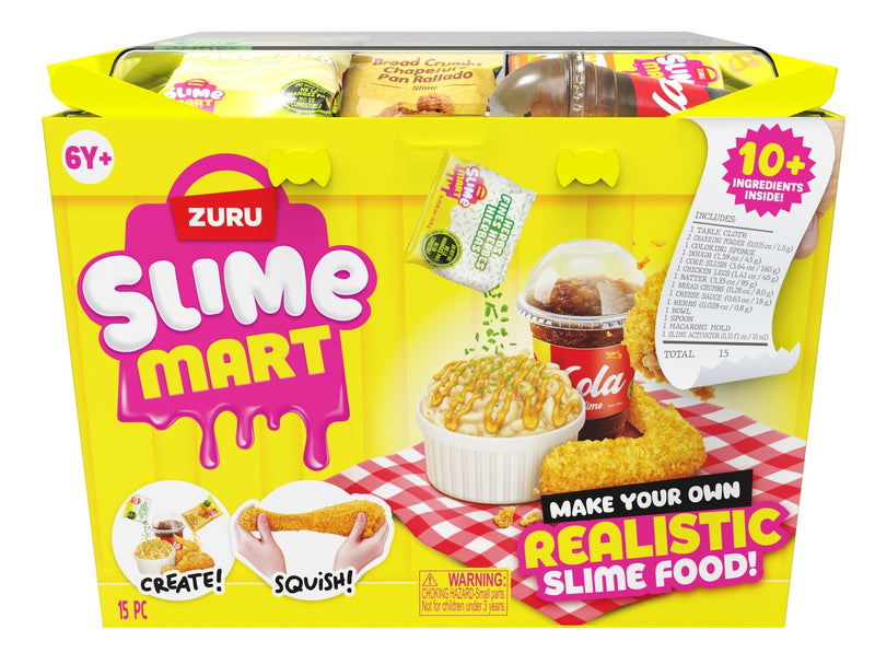 Slime Mart Small Shopping Basket, Series 2, Fast Food, Yellow H6