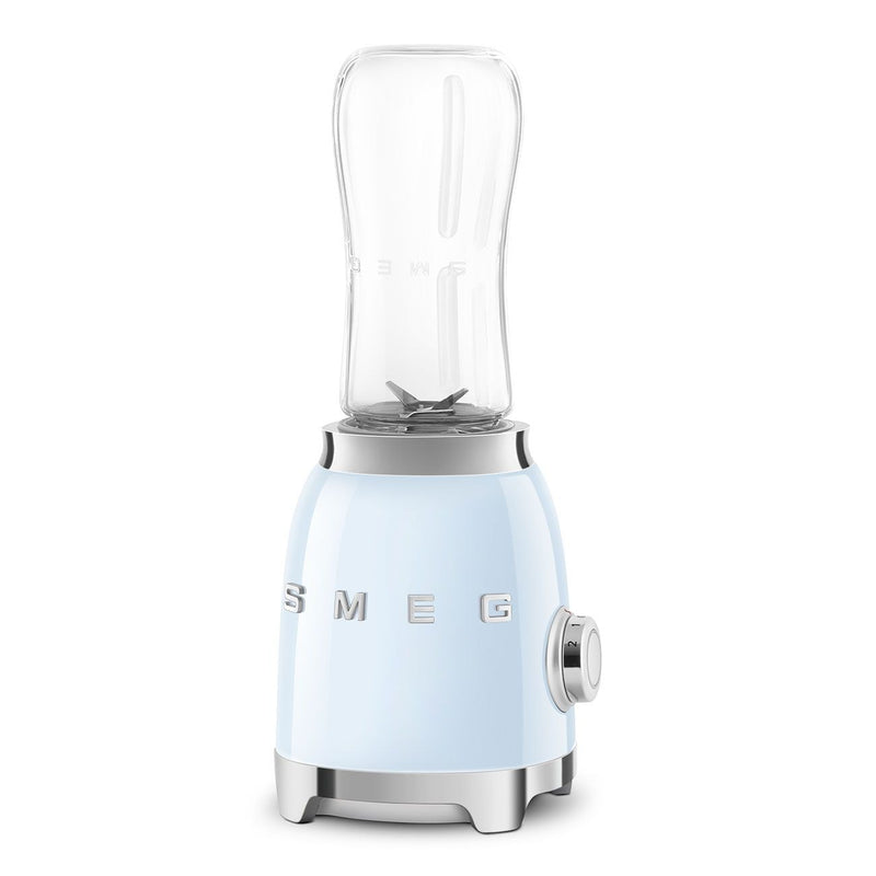 SMEG 300W Stainless Steel Personal Jar Blender, Pastel Blue B1