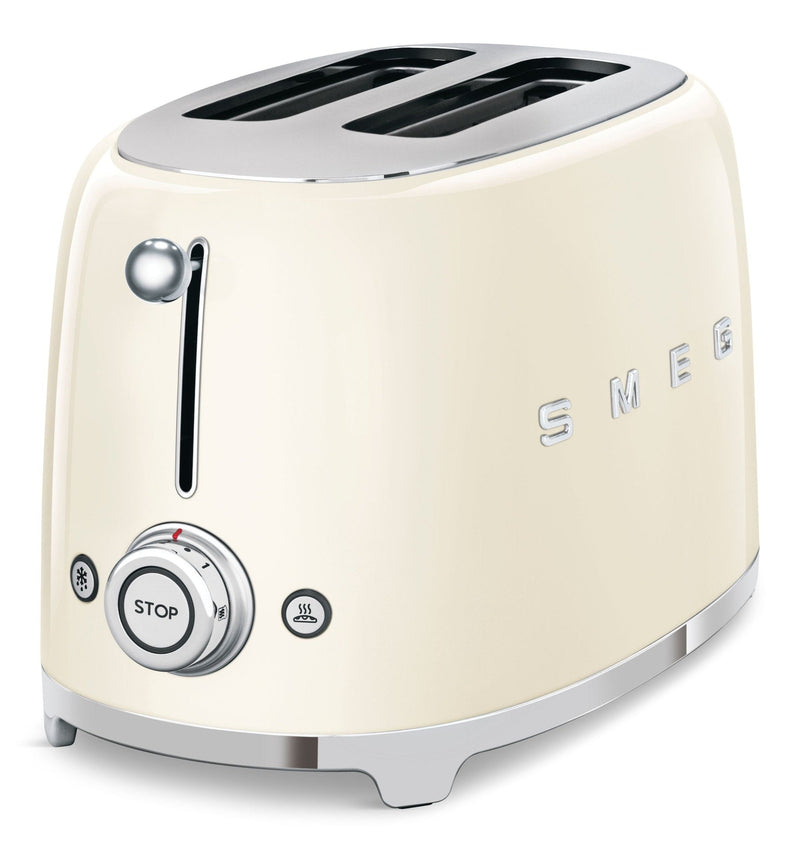Smeg 50's Retro 2-Slice Toaster, Cream K2