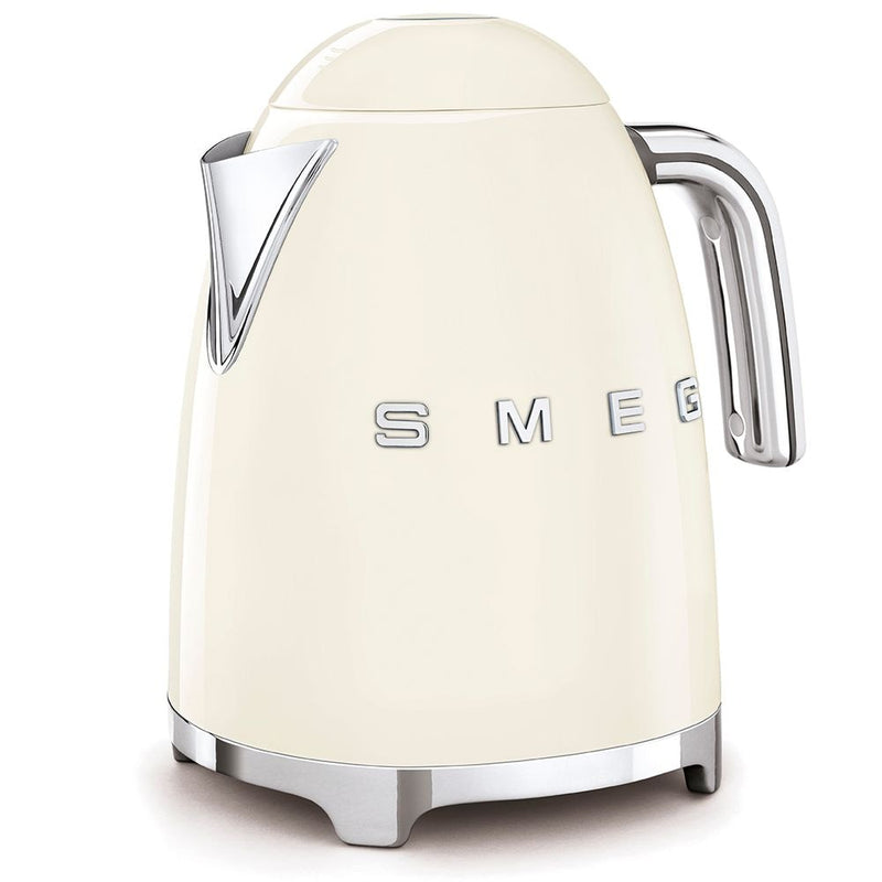 Smeg 50s Retro Style Fix Temperature Countertop Kettle, 1400W, 1.7-L, Cream J7