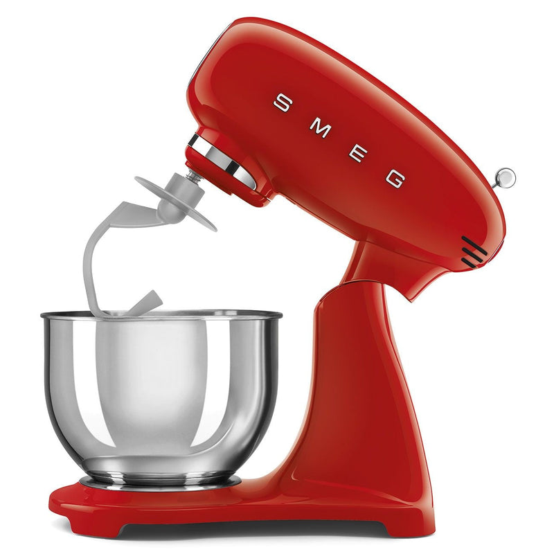 SMEG 600W Vintage Tilting Stand Mixer, 10-Speed, Red V0