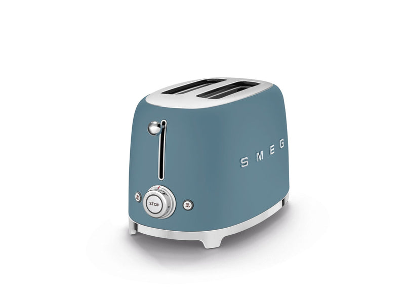 SMEG Compact 2-Slice Traditional Toaster, Storm Blue W3