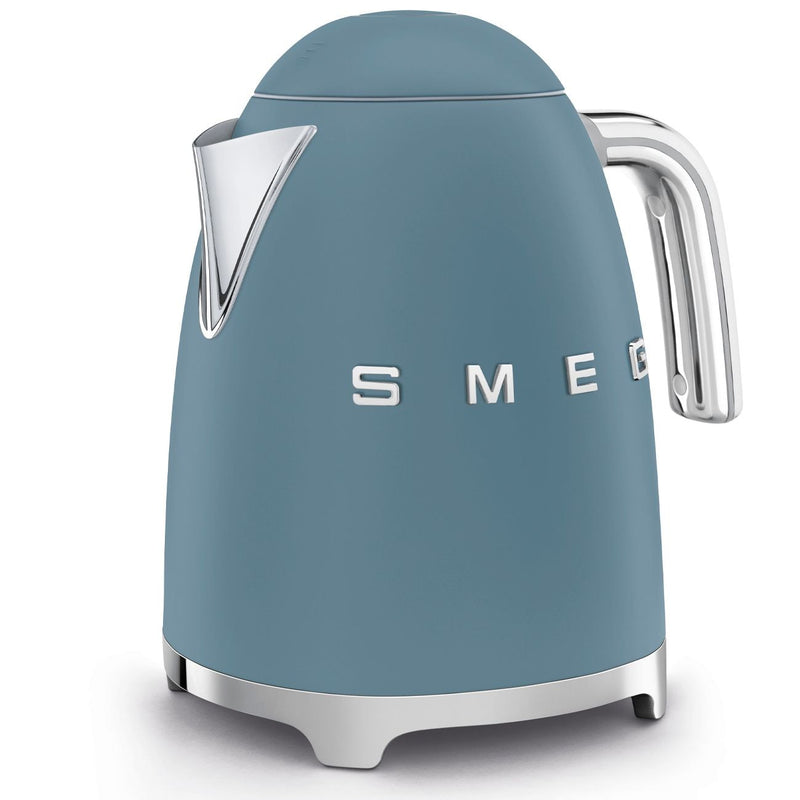 SMEG Cordless Kettle with Auto Shut Off, Matte Storm Blue, 1.7L P4